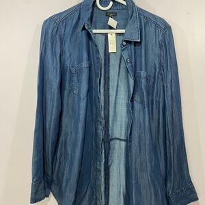 Talbots Jean cardigan NWT